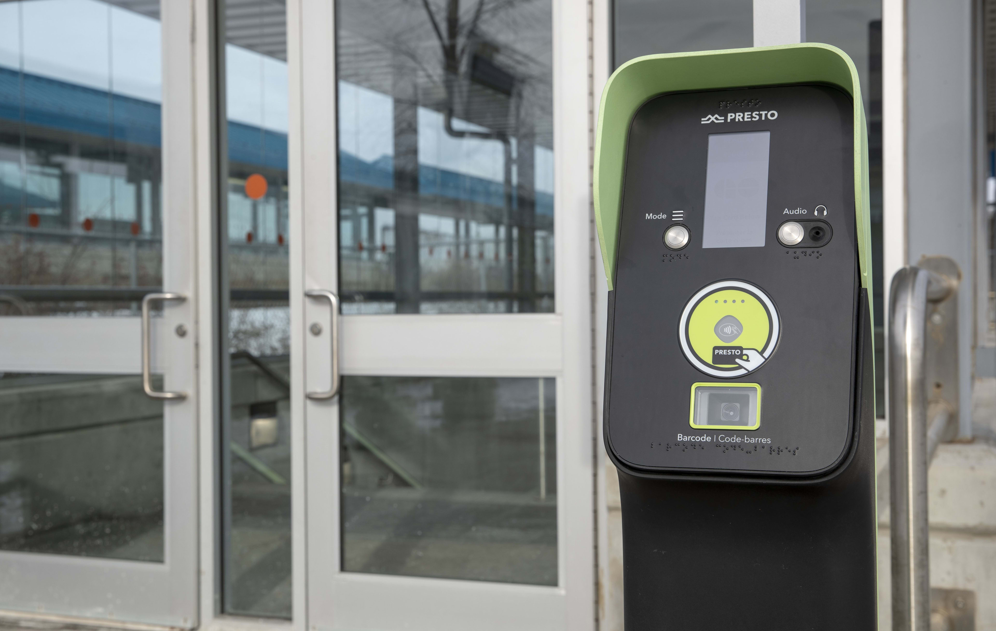 Types of Machines PRESTO GO Transit